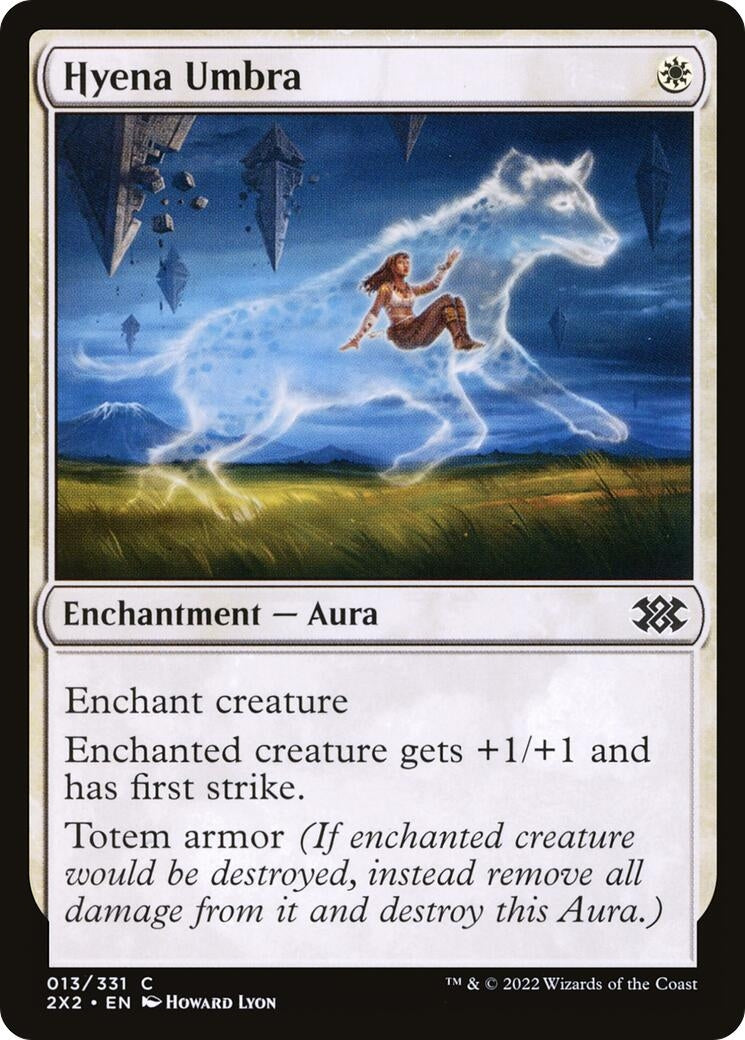 Image for Hyena Umbra (Double Masters 2022) (13) - Magic: The Gathering