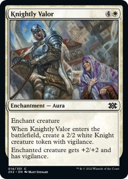 Image for Knightly Valor (Double Masters 2022) (14) - Magic: The Gathering