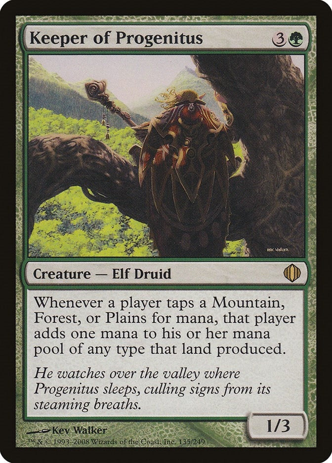 Image for Keeper of Progenitus (Shards of Alara) (135) - Magic: The Gathering