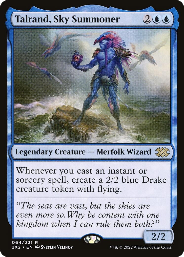 Image for Talrand, Sky Summoner (Double Masters 2022) (64) - Magic: The Gathering