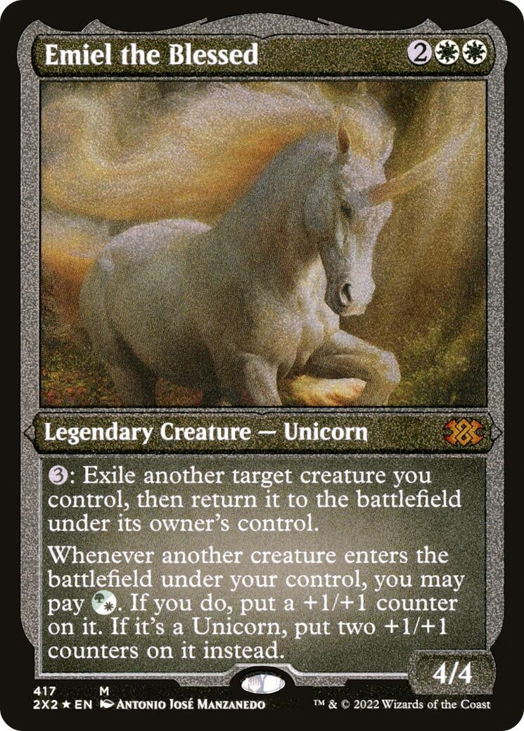 Image for Emiel the Blessed (Foil Etched) (Double Masters 2022) (417) - Magic: The Gathering