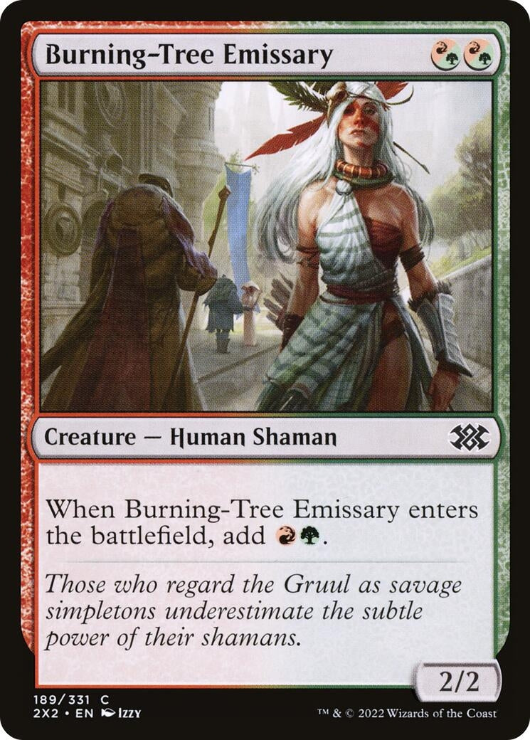 Image for Burning-Tree Emissary (Double Masters 2022) (189) - Magic: The Gathering
