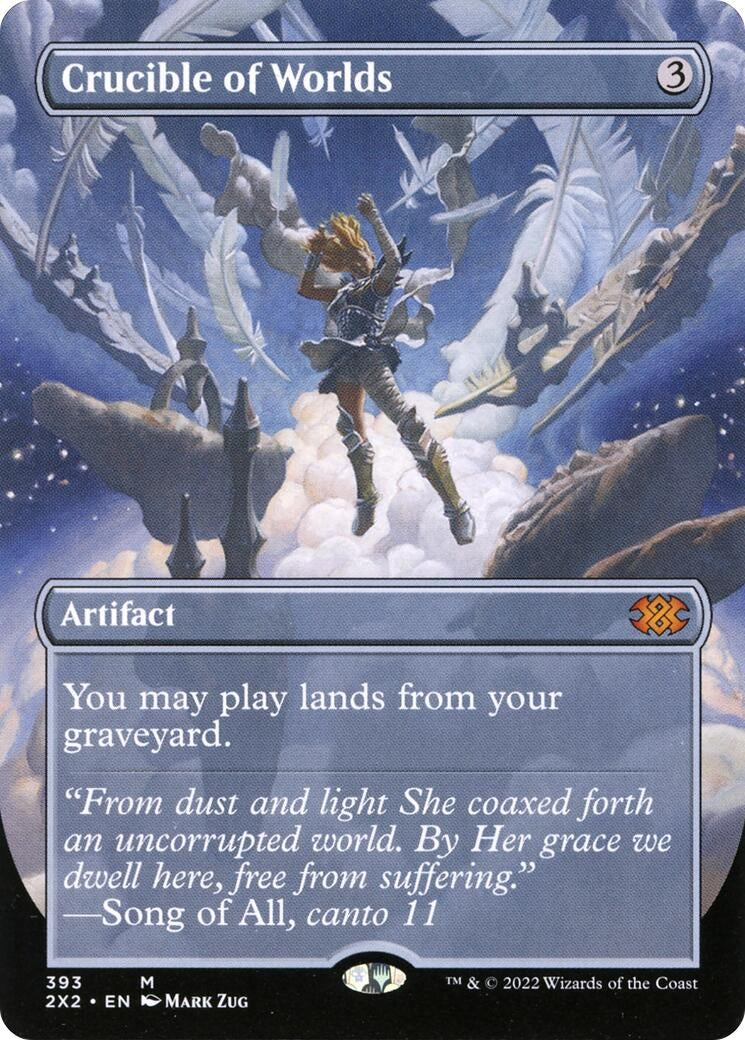 Image for Crucible of Worlds (Borderless) (Double Masters 2022) (393) - Magic: The Gathering
