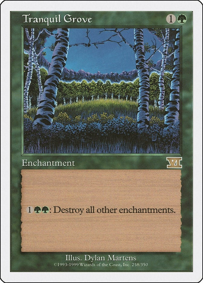 Image for Tranquil Grove (Classic Sixth Edition) (258) - Magic: The Gathering
