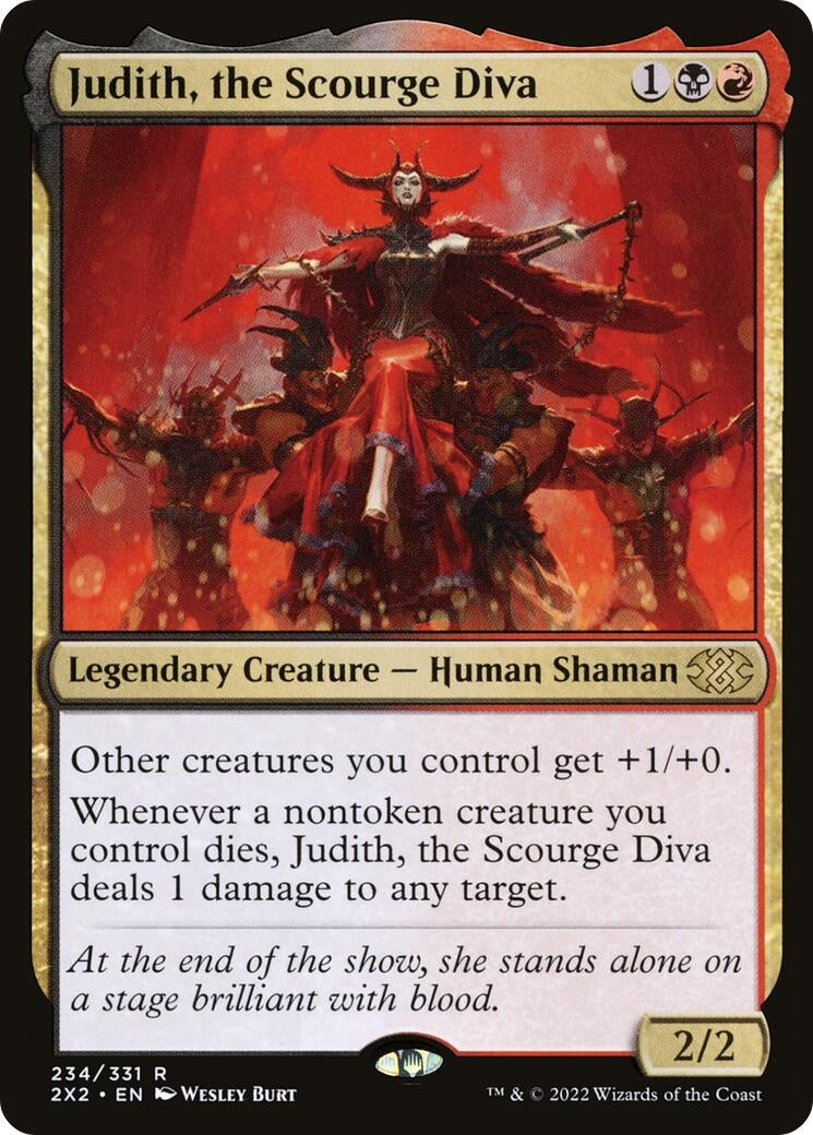 Image for Judith, the Scourge Diva (Double Masters 2022) (234) - Magic: The Gathering