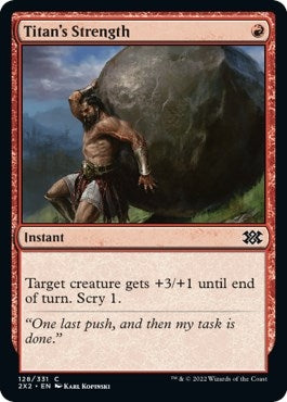 Image for Titan's Strength (Double Masters 2022) (128) - Magic: The Gathering