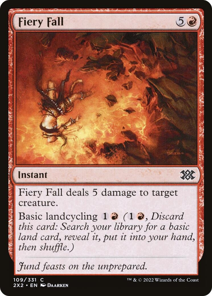 Image for Fiery Fall (Double Masters 2022) (109) - Magic: The Gathering