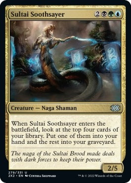Image for Sultai Soothsayer (Double Masters 2022) (279) - Magic: The Gathering