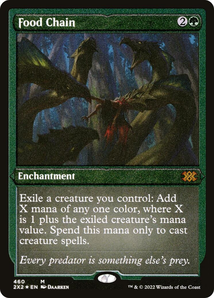 Image for Food Chain (Foil Etched) (Double Masters 2022) (460) - Magic: The Gathering