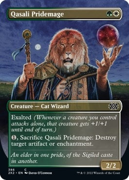 Image for Qasali Pridemage (Borderless) (Double Masters 2022) (386) - Magic: The Gathering