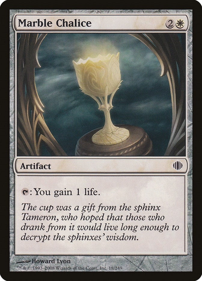 Image for Marble Chalice (Shards of Alara) (18) - Magic: The Gathering