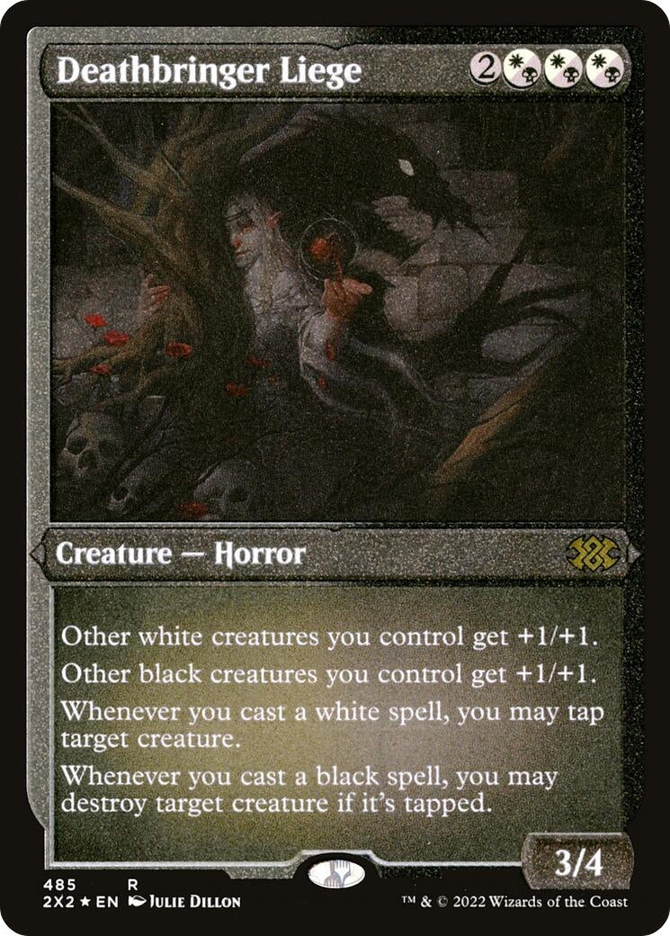 Image for Deathbringer Liege (Foil Etched) (Double Masters 2022) (485) - Magic: The Gathering