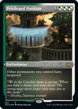 Image for Privileged Position (Foil Etched) (Double Masters 2022) (532) - Magic: The Gathering