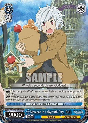 Image for Moment in Labyrinth City, Bell (RRR) (Is it Wrong to Try to Pick Up Girls in a Dungeon?) (DDM/S88-TE15R RRR) - Weiss Schwarz
