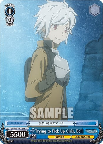 Image for Trying to Pick Up Girls, Bell (Is it Wrong to Try to Pick Up Girls in a Dungeon?) (DDM/S88-TE13 TD) - Weiss Schwarz