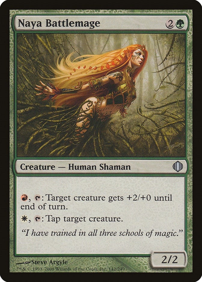 Image for Naya Battlemage (Shards of Alara) (142) - Magic: The Gathering