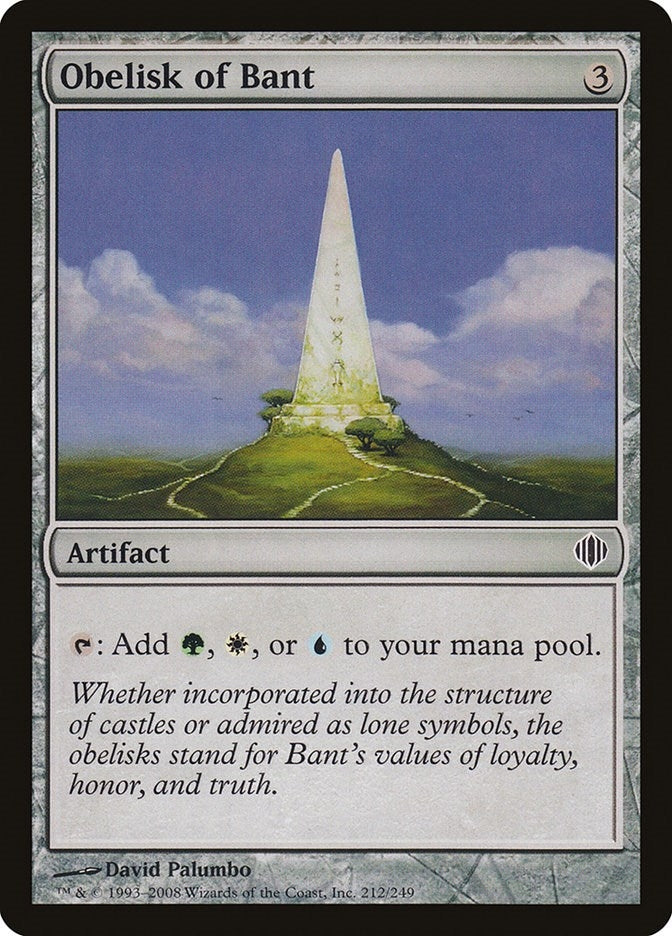 Image for Obelisk of Bant (Shards of Alara) (212) - Magic: The Gathering