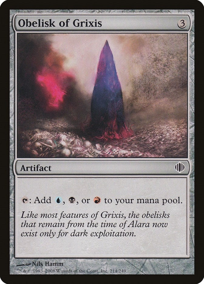 Image for Obelisk of Grixis (Shards of Alara) (214) - Magic: The Gathering