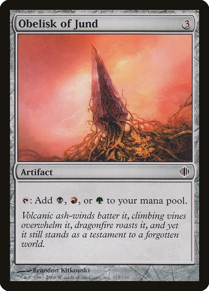 Image for Obelisk of Jund (Shards of Alara) (215) - Magic: The Gathering