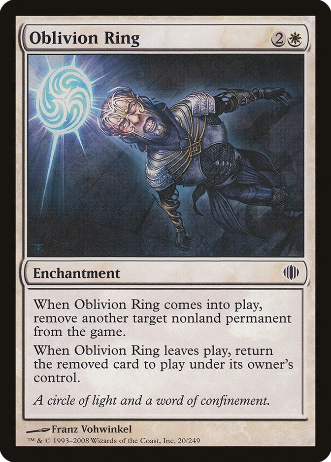 Image for Oblivion Ring (Shards of Alara) (20) - Magic: The Gathering