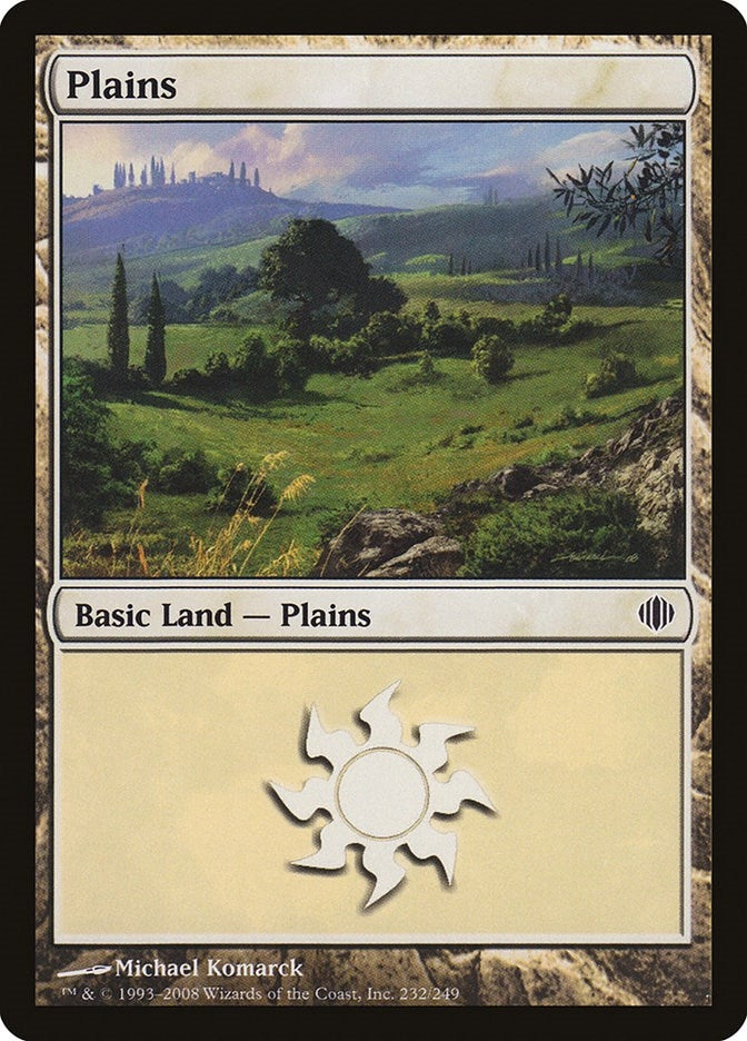 Image for Plains (232) (Shards of Alara) (232) - Magic: The Gathering
