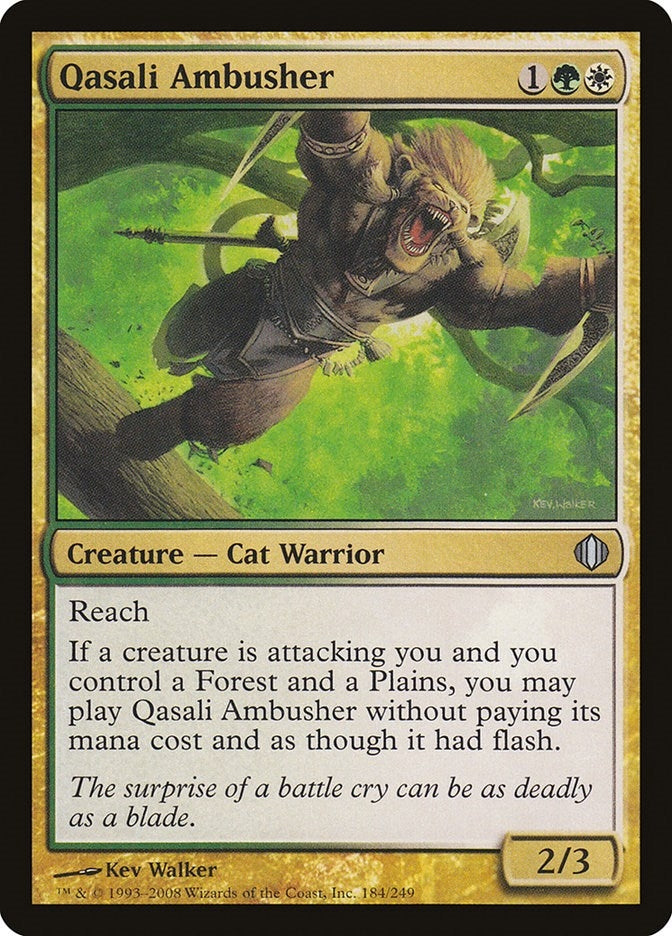 Image for Qasali Ambusher (Shards of Alara) (184) - Magic: The Gathering