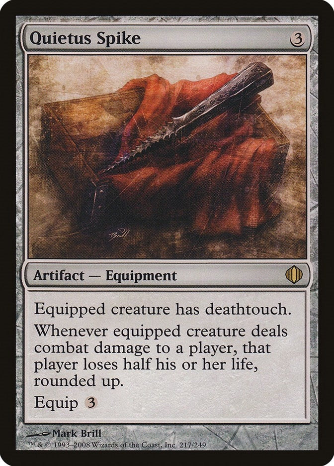 Image for Quietus Spike (Shards of Alara) (217) - Magic: The Gathering