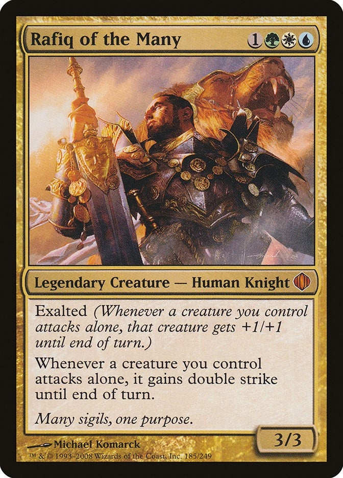 Image for Rafiq of the Many (Shards of Alara) (185) - Magic: The Gathering