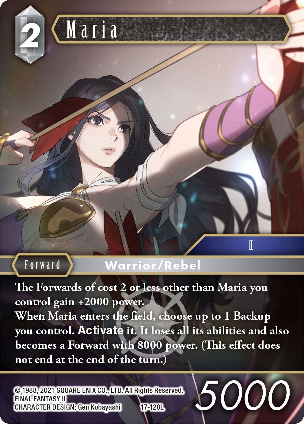 Image for Maria (Rebellion's Call) (17-128L) - Final Fantasy TCG