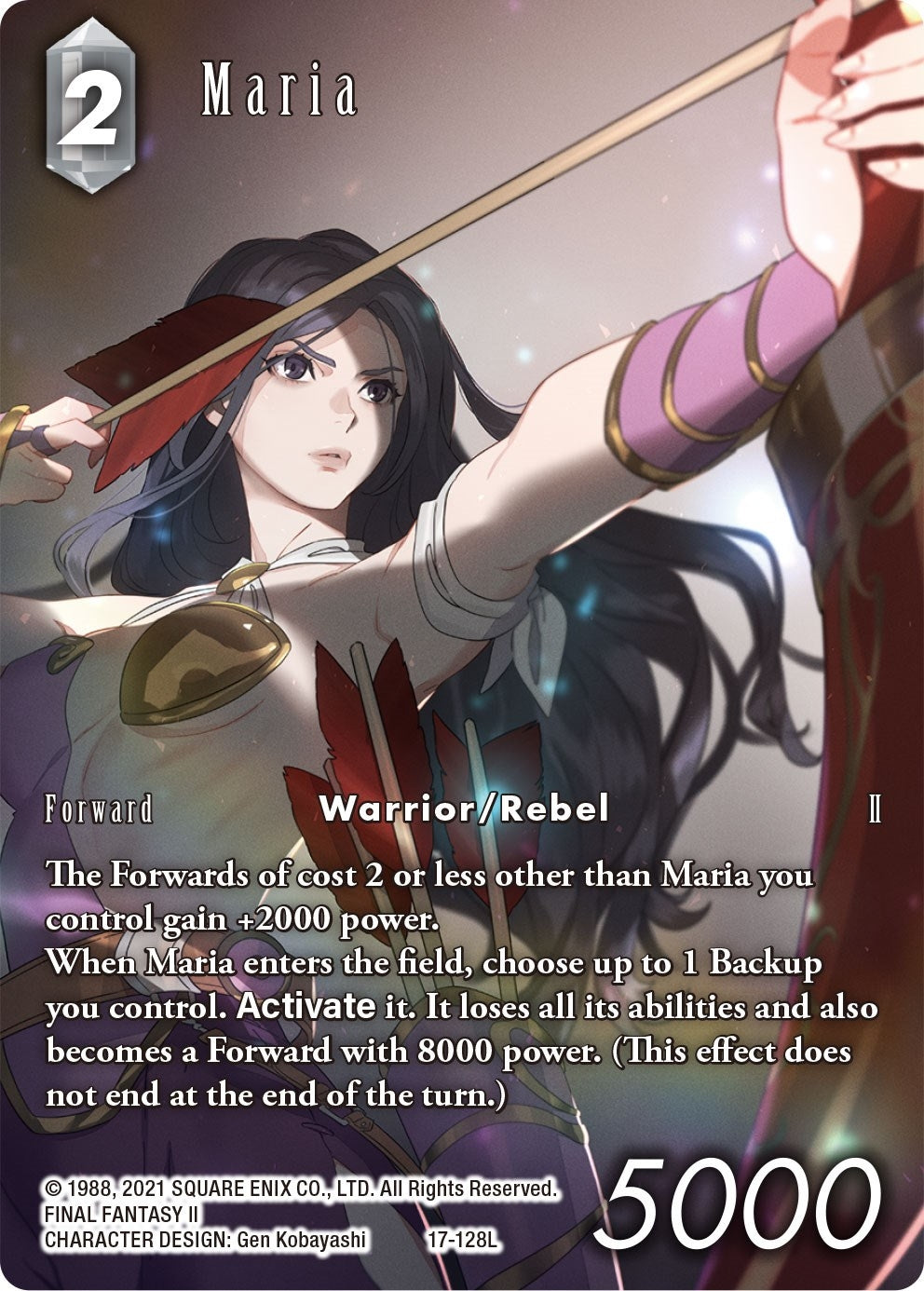 Image for Maria (Full Art) (Rebellion's Call) (17-128L) - Final Fantasy TCG