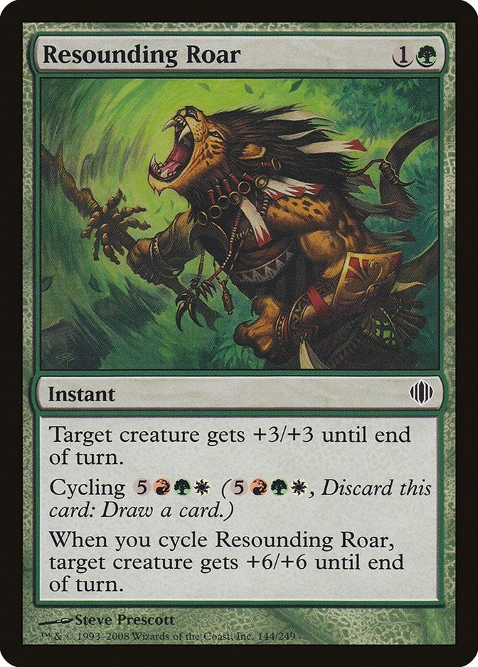 Image for Resounding Roar (Shards of Alara) (144) - Magic: The Gathering
