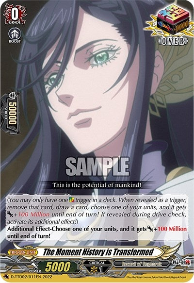 Image for The Moment History is Transformed (D-TTD02: Record of Ragnarok) (D-TTD02/011EN) - Cardfight Vanguard