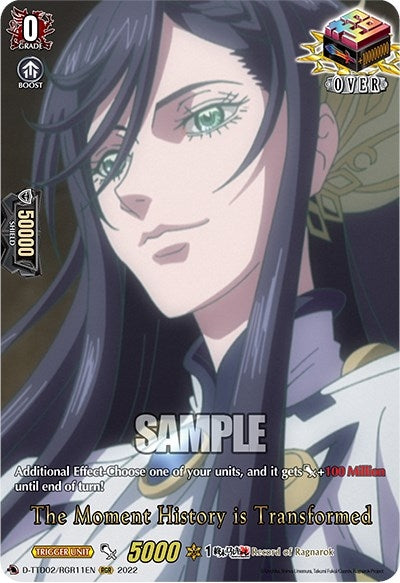 Image for The Moment History is Transformed (RGR) (D-TTD02: Record of Ragnarok) (D-TTD02/RGR11EN) - Cardfight Vanguard