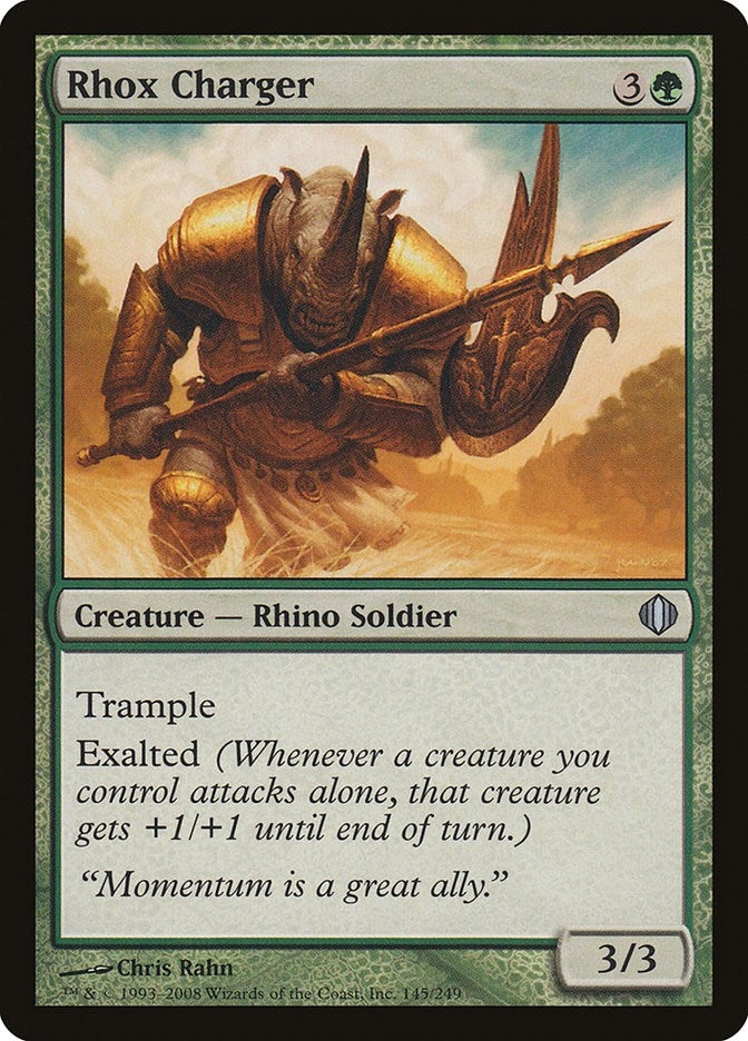 Image for Rhox Charger (Shards of Alara) (145) - Magic: The Gathering