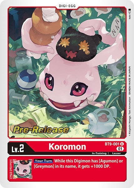 Image for Koromon (BT09_PR) (BT9-001 U) - Digimon Card Game