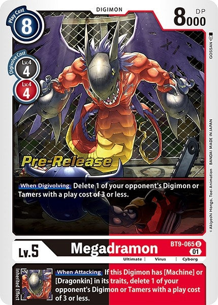 Image for Megadramon (BT09_PR) (BT9-065 U) - Digimon Card Game