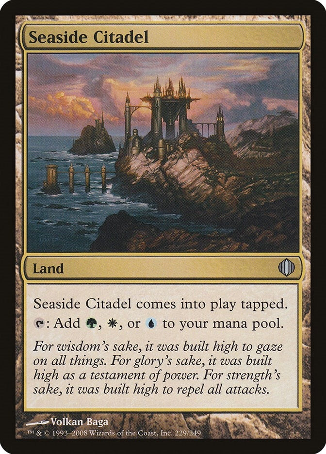 Image for Seaside Citadel (Shards of Alara) (229) - Magic: The Gathering
