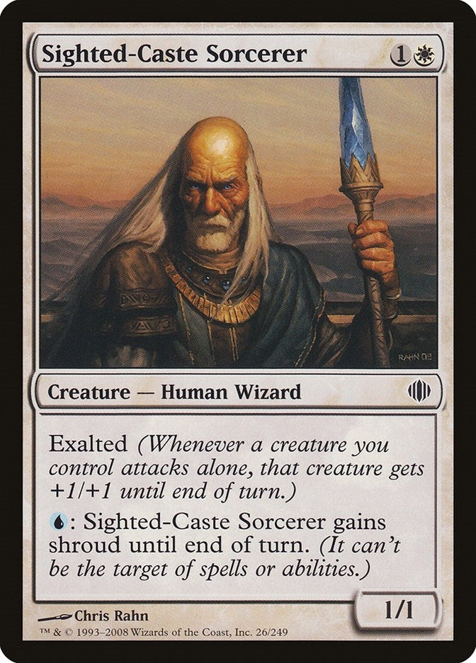 Image for Sighted-Caste Sorcerer (Shards of Alara) (26) - Magic: The Gathering