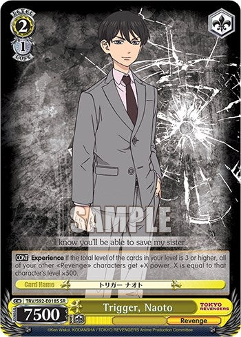Image for Trigger, Naoto (SR) (Tokyo Revengers) (TRV/S92-E018S SR) - Weiss Schwarz