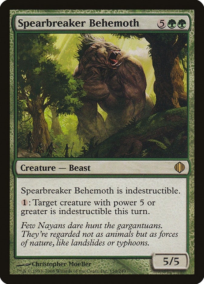 Image for Spearbreaker Behemoth (Shards of Alara) (150) - Magic: The Gathering