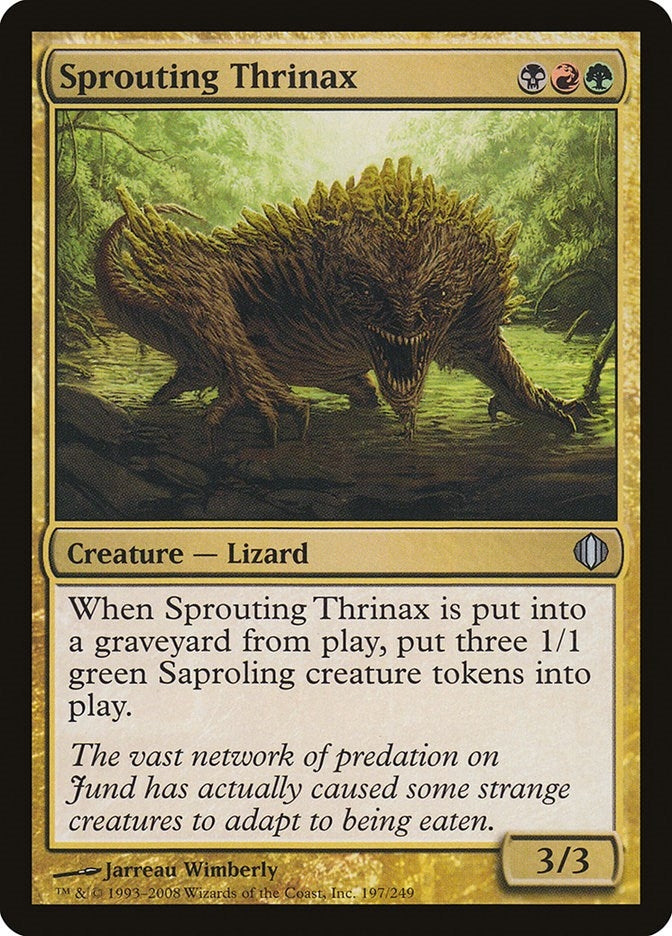 Image for Sprouting Thrinax (Shards of Alara) (197) - Magic: The Gathering