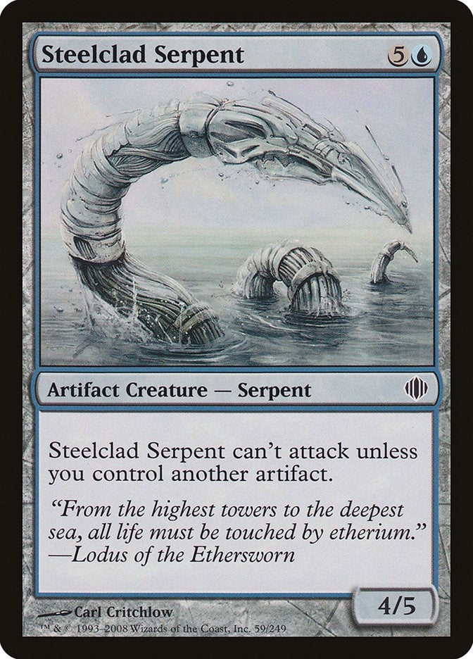 Image for Steelclad Serpent (Shards of Alara) (59) - Magic: The Gathering