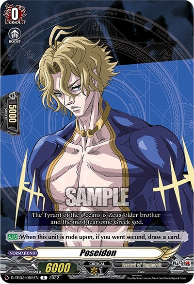Image for Poseidon (D-TB02: Record of Ragnarok) (D-TB02/055EN) - Cardfight Vanguard