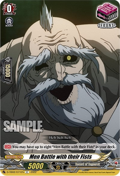 Image for Men Battle with their Fists (D-TB02: Record of Ragnarok) (D-TB02/071EN) - Cardfight Vanguard
