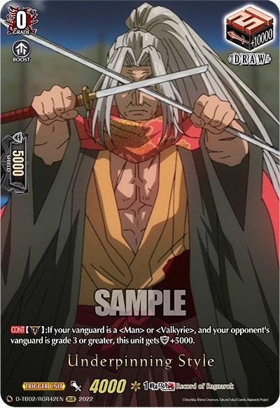 Image for Underpinning Style (RGR) (42) (D-TB02: Record of Ragnarok) (D-TB02/RGR42EN) - Cardfight Vanguard