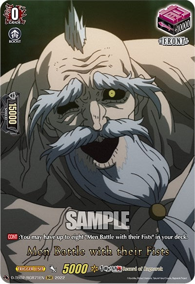 Image for Men Battle with their Fists (RGR) (D-TB02: Record of Ragnarok) (D-TB02/RGR71EN) - Cardfight Vanguard