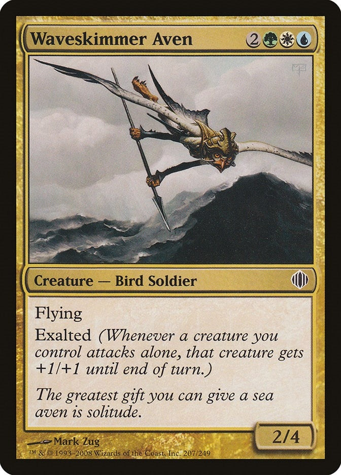 Image for Waveskimmer Aven (Shards of Alara) (207) - Magic: The Gathering
