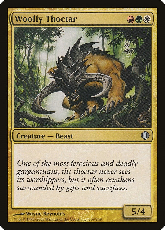 Image for Woolly Thoctar (Shards of Alara) (209) - Magic: The Gathering