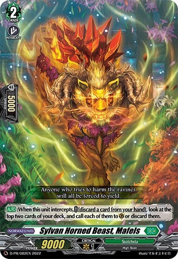 Image for Sylvan Horned Beast, Mafels (D Promo Cards) (D-PR/082EN) - Cardfight Vanguard