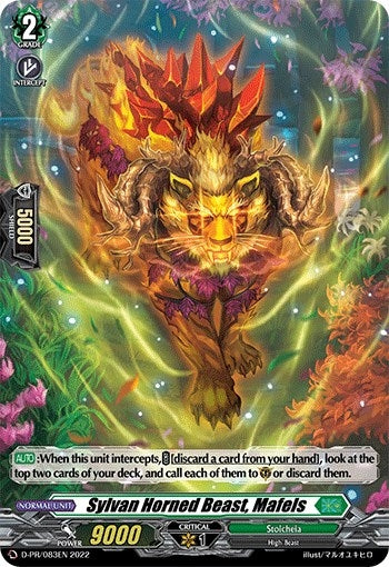 Image for Sylvan Horned Beast, Mafels (Foil) (D Promo Cards) (D-PR/083EN) - Cardfight Vanguard